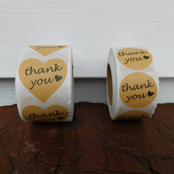 1000 Thank You Stickers PRICE IS FIRM - Picture 4 of 7